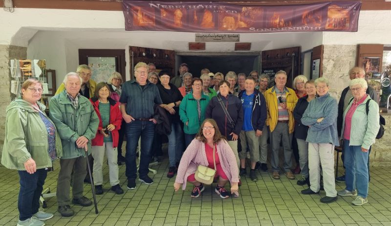 30 Mitglieder nahmen am Jahresausflug in die Schwäbische Alb teil