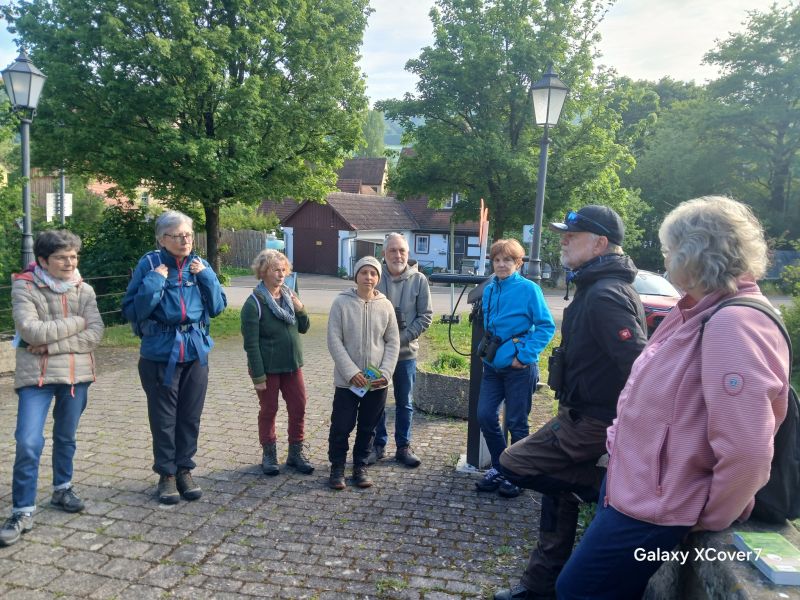 Treffpunkt an der Archenbrücke in Bächlingen