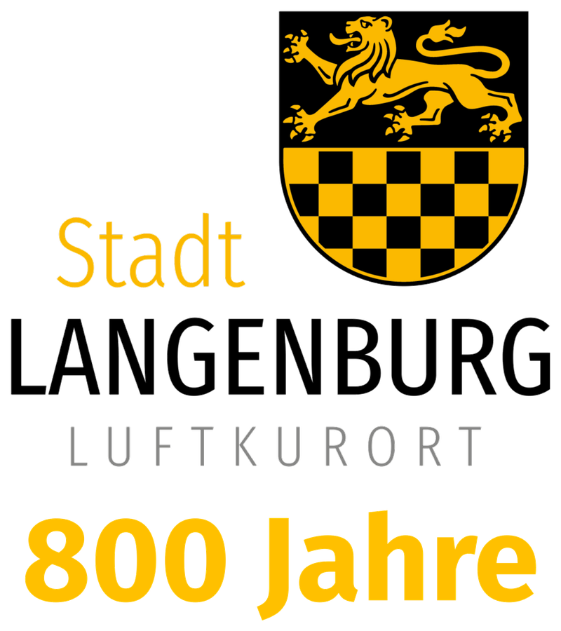 Stadt Langenburg 800 Jahre Logo
