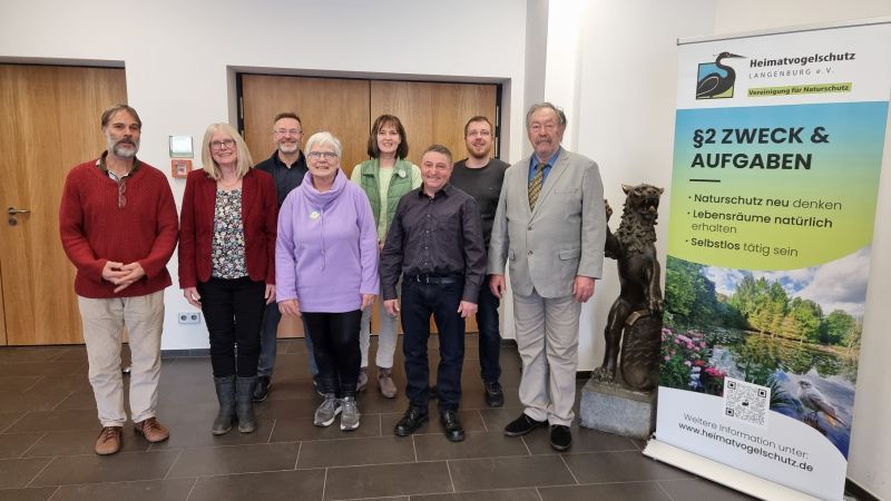 Der Vorstand und Ausschuss (von links nach rechts): E. Pollanka, M. Stülpner, S. Nestelaar, D. Tietz (Vorstand), I. Simon, A. Simon, J. Pollanka (Vorstand)